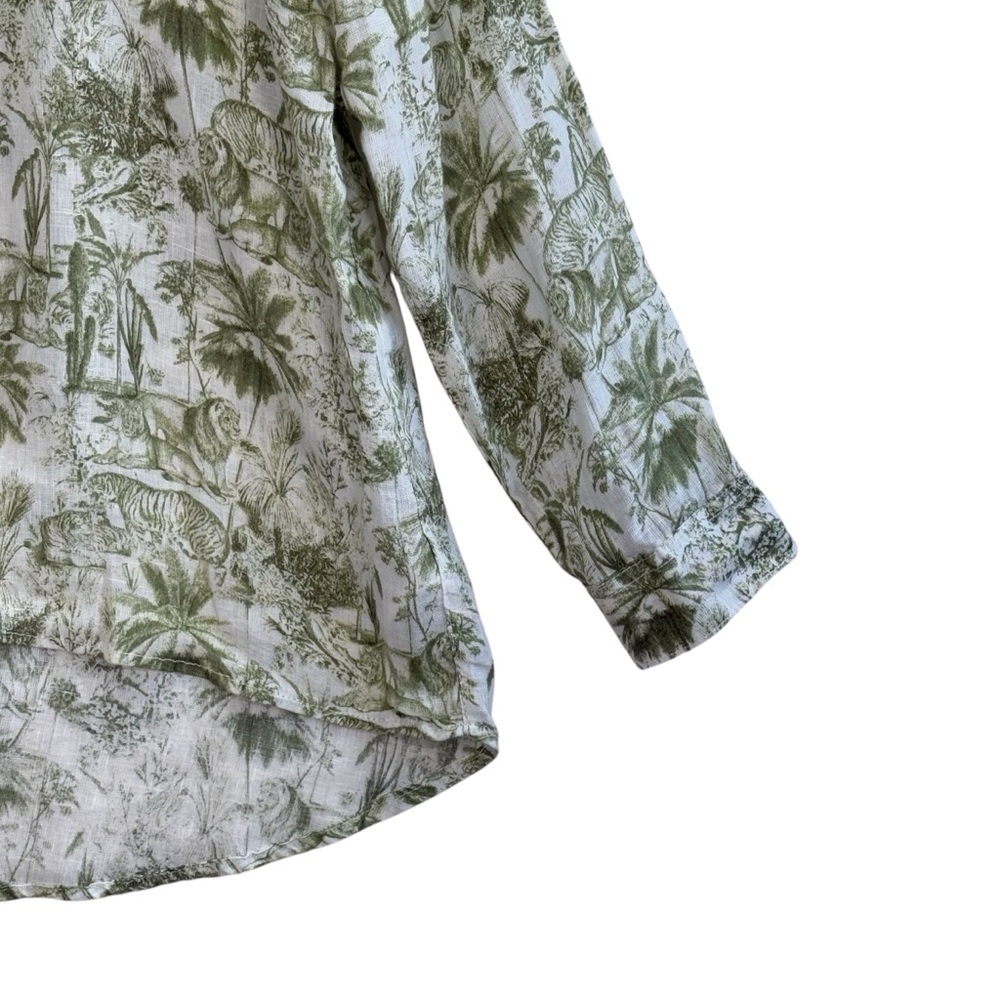 Rachel Zoe Linen Safari Toile  Top. 
Size XL - Picture 4 of 13